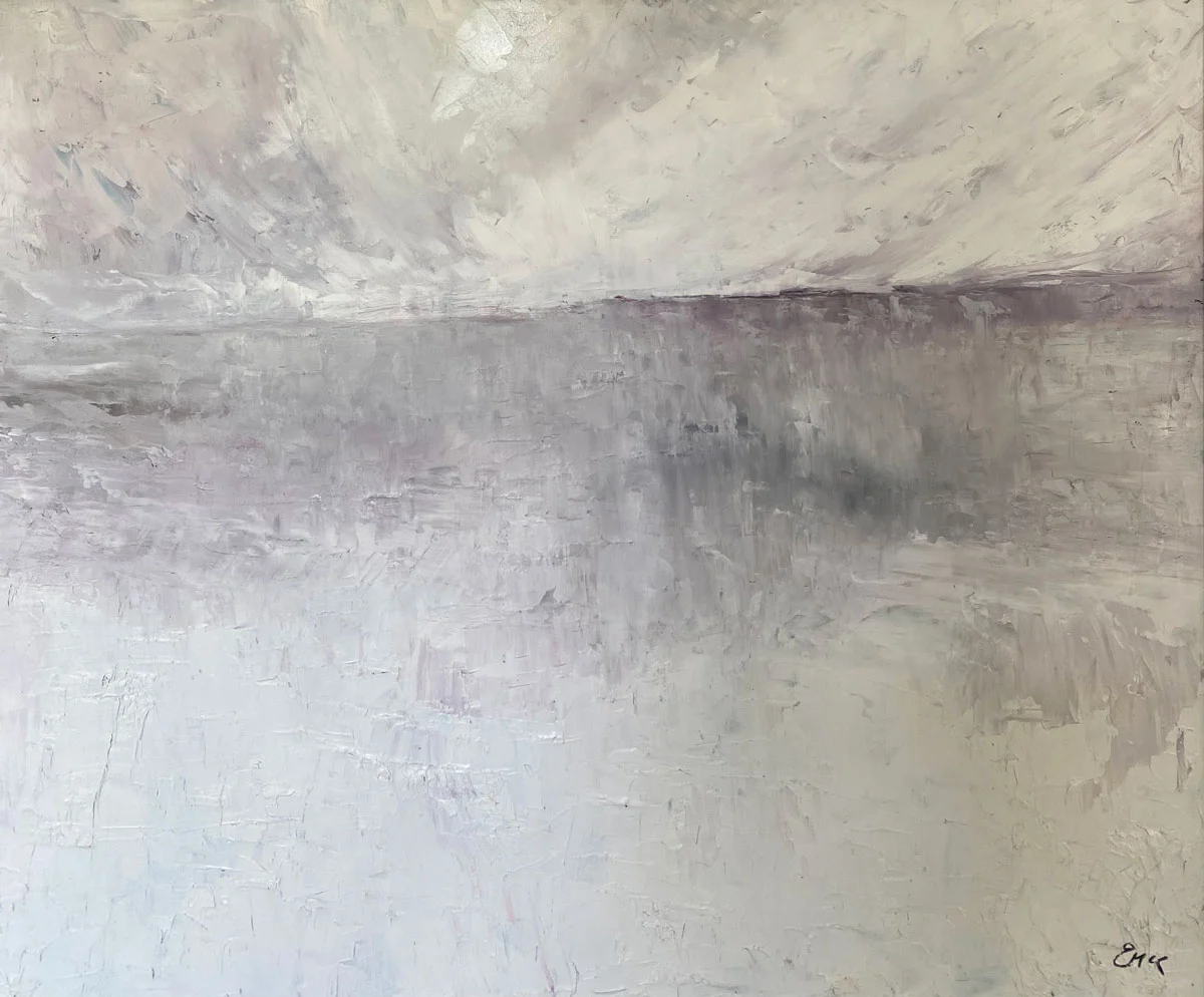 Resting Seas - Wild Atlantic Way - Irish seascape oil painting by Emily McCormack