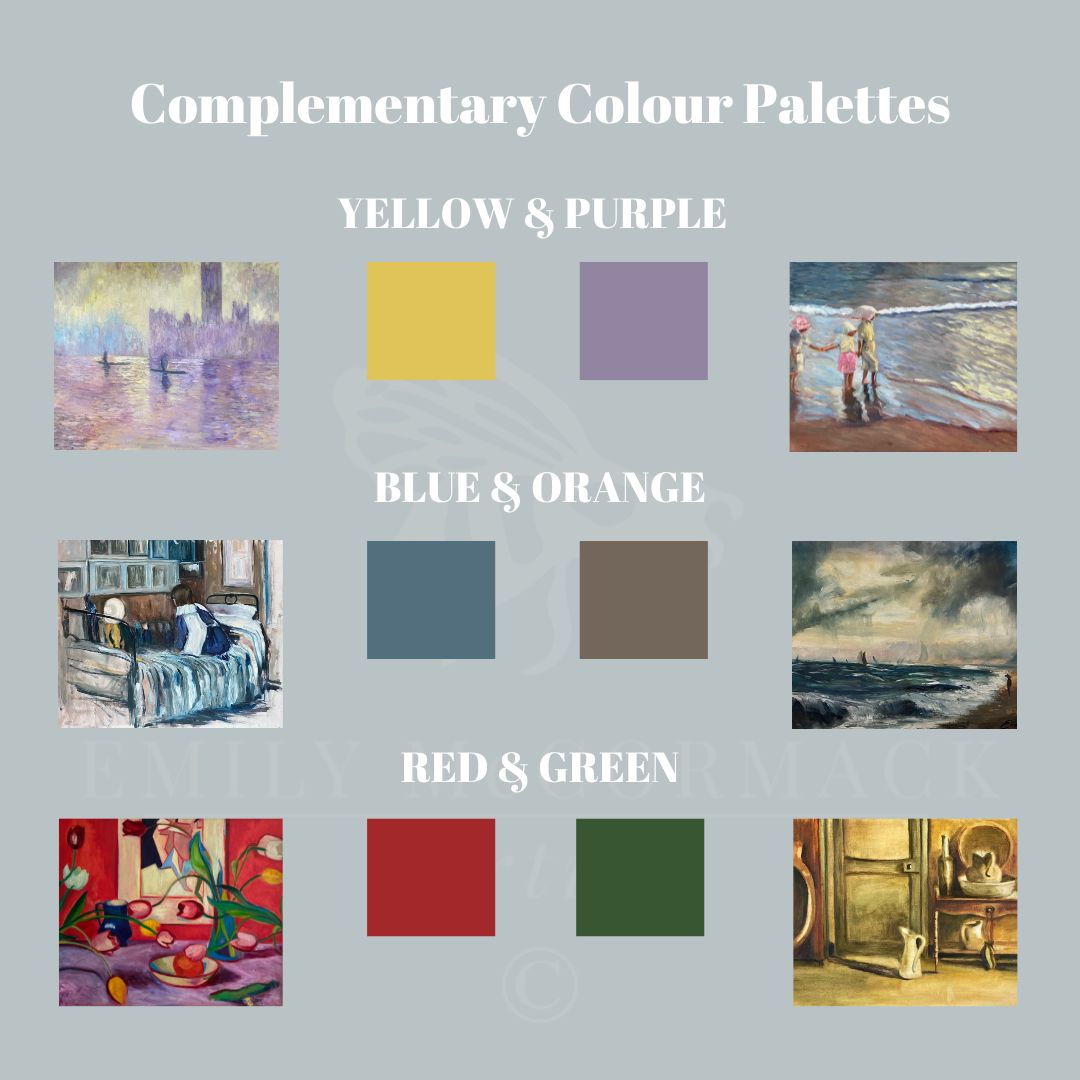 complementary colour palettes complementary colour palettes