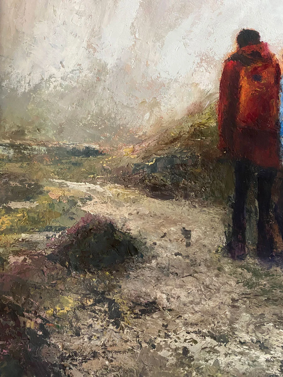 Searching for Narnia on the Mourne Mountains - original oil painting by Emily McCormack