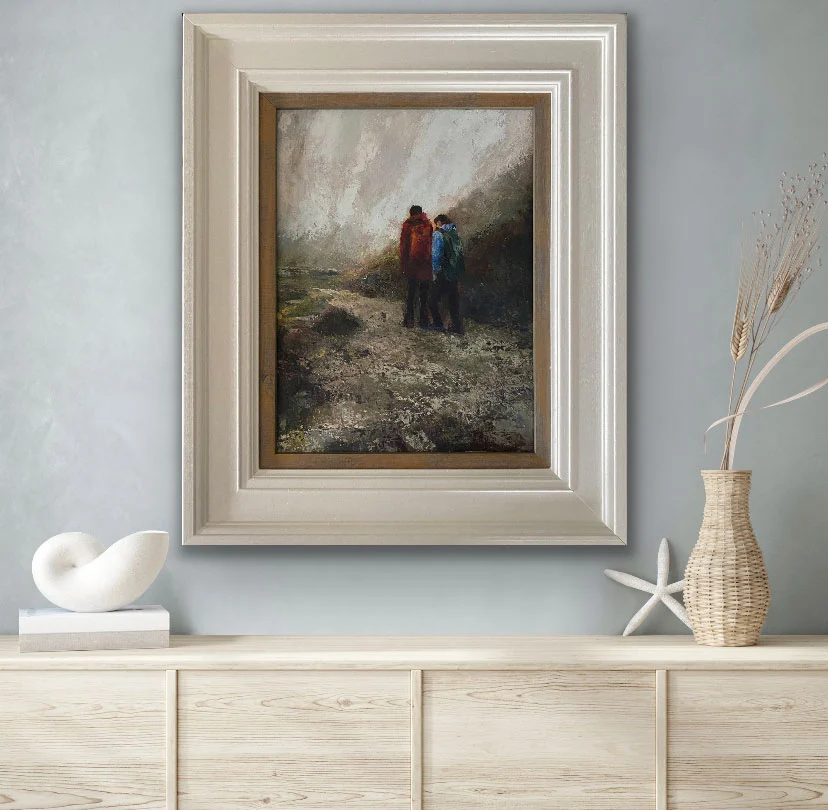 Searching for Narnia on the Mourne Mountains - oil painting by Emily McCormack