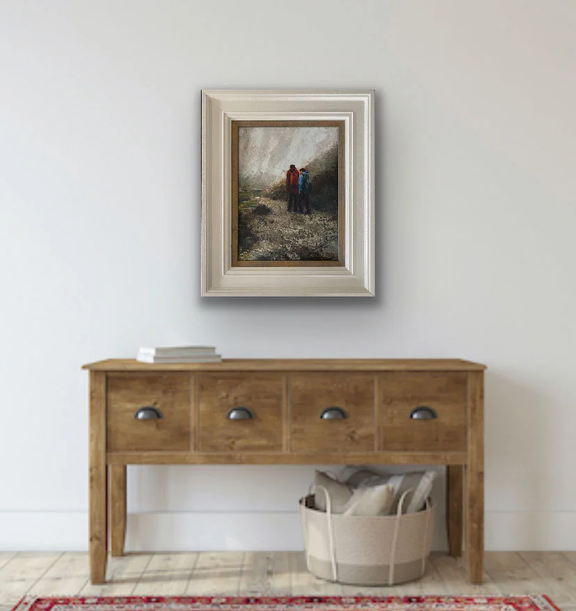 Searching for Narnia on the Mourne Mountains - oil painting by Emily McCormack