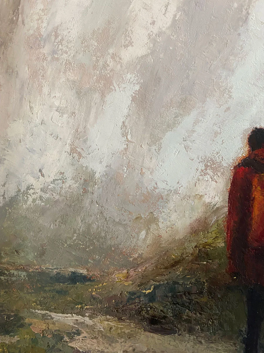 Searching for Narnia on the Mourne Mountains - original oil painting by Emily McCormack