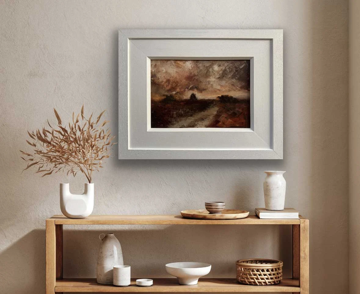 Galway bog - original Irish landscape oil painting by Emily McCormack
