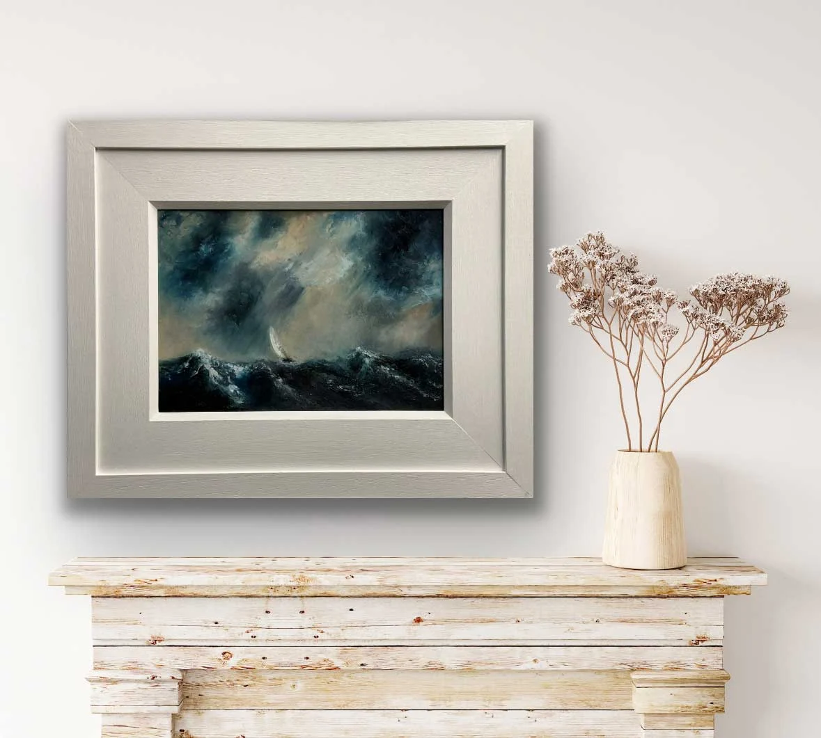 Race to Escape the Storm - Original affordable oil painting by Emily McCormack