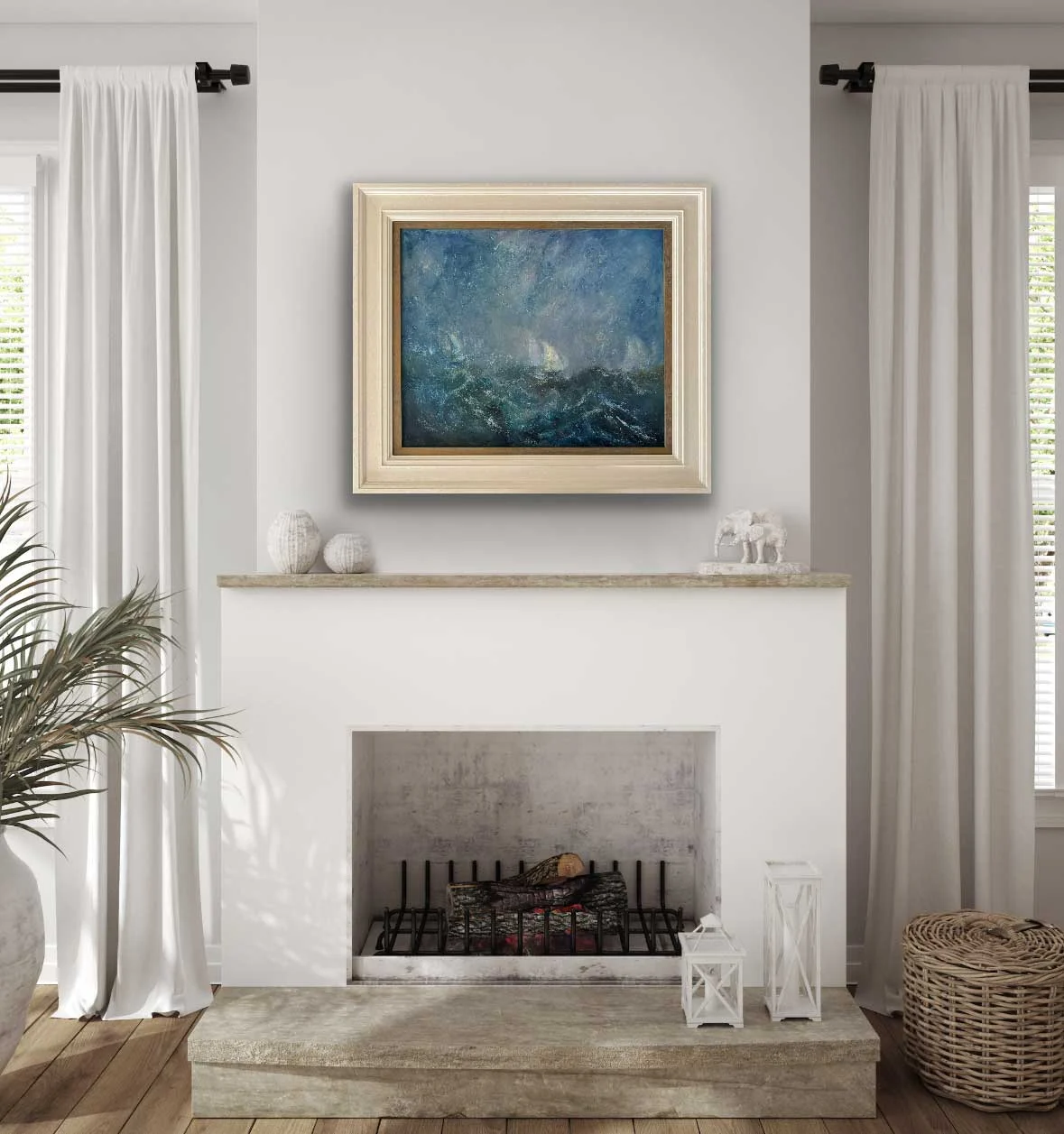 Sailors Memory of the High Seas - Irish seascape painting by Emily McCormack
