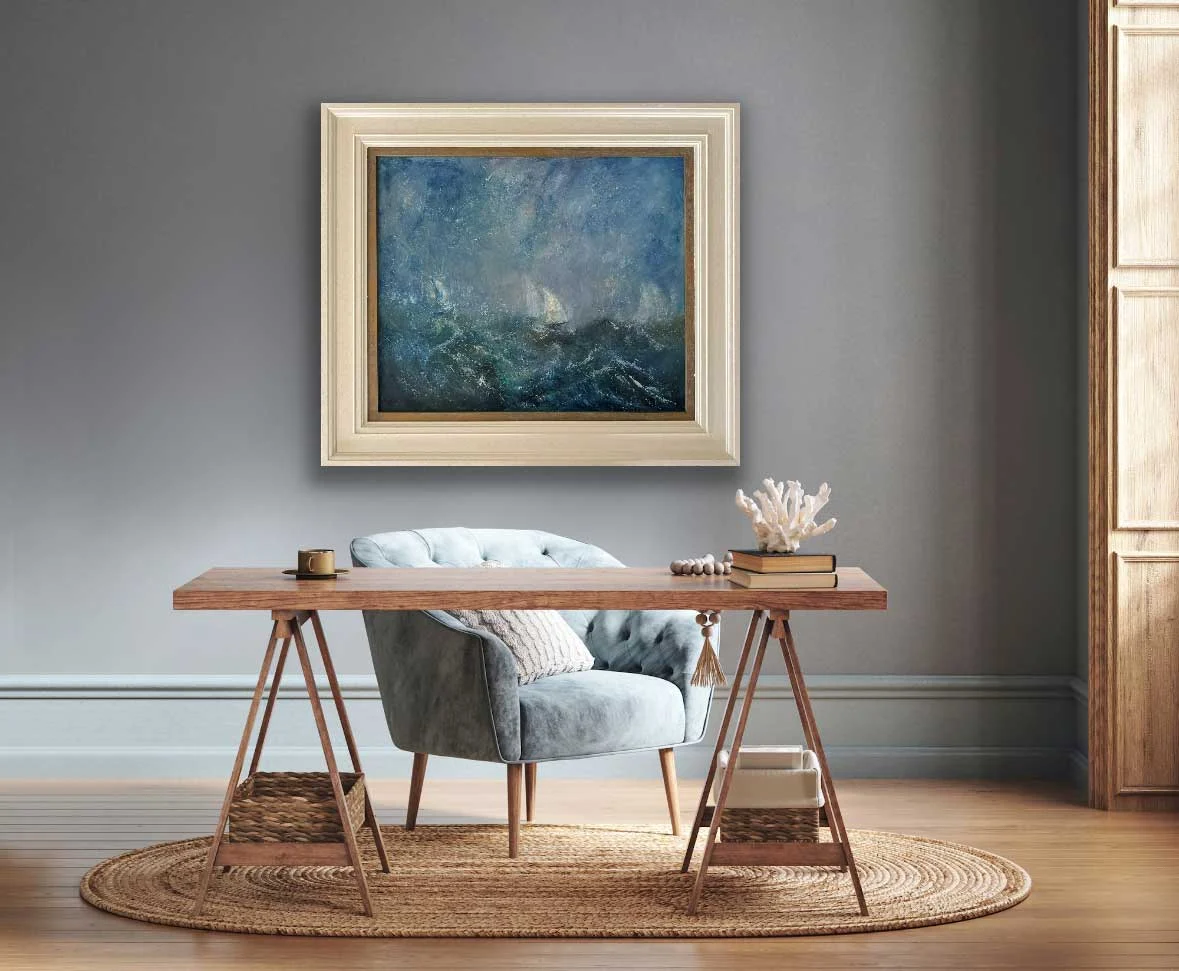 Sailors Memory of the High Seas - Irish seascape painting by Emily McCormack