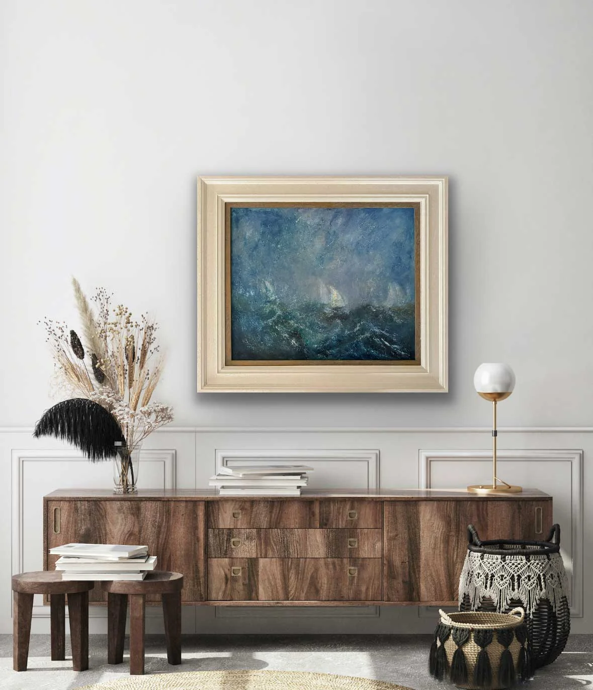 Sailors Memory of the High Seas - Irish seascape painting by Emily McCormack
