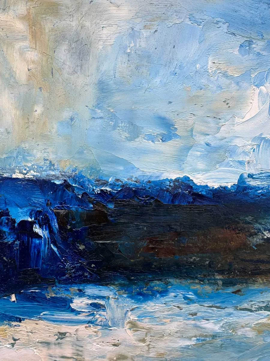 Summers Evening on the Wild Atlantic Way - Castlefreke - original oil painting by Emily McCormack