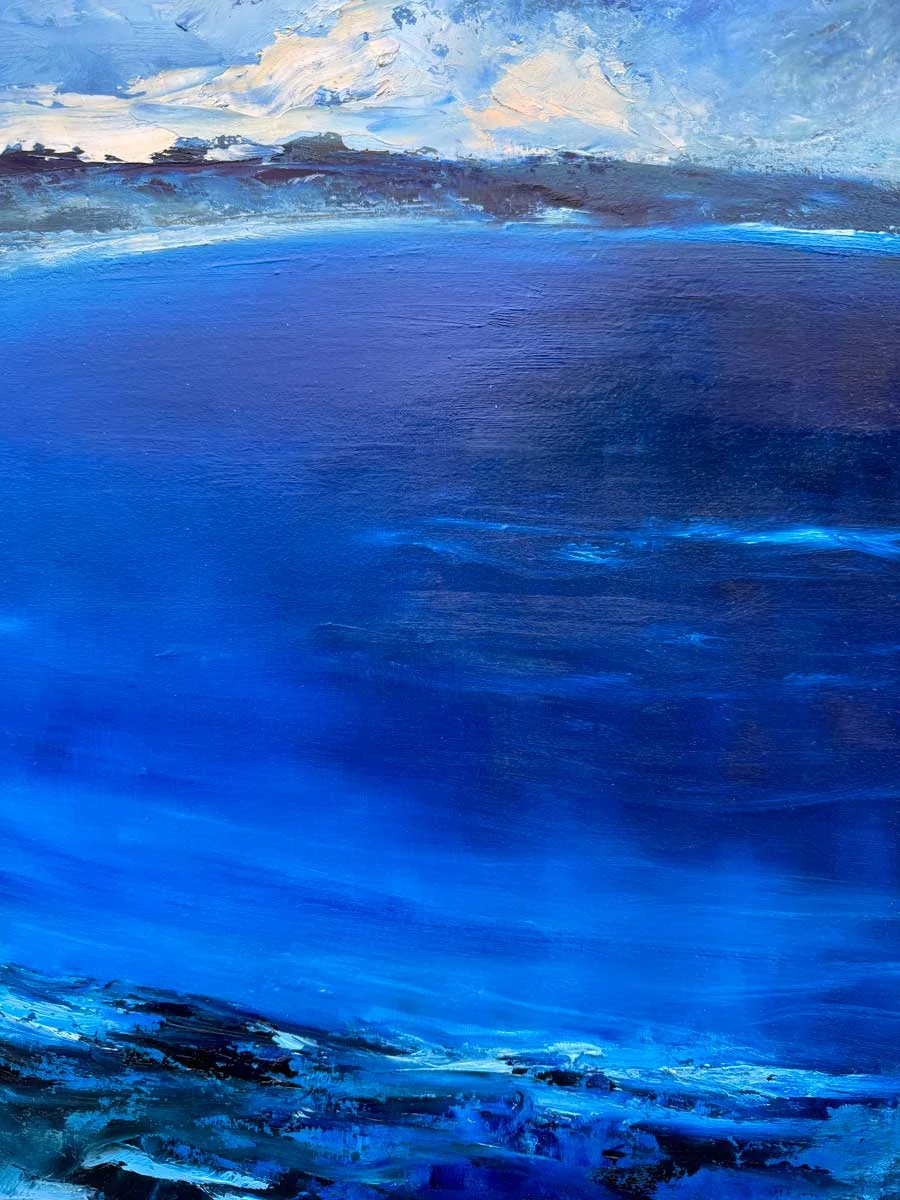 Summers Evening on the Wild Atlantic Way - Castlefreke - original oil painting by Emily McCormack