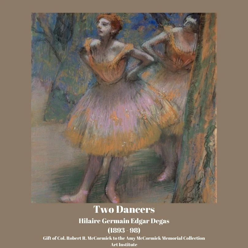 Two Dancers Hilaire Germain Edgar Degas - Pastel drawing