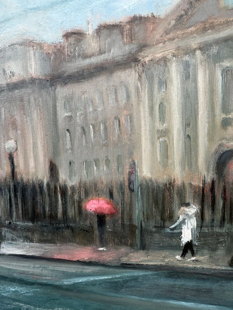 Winter Days by Trinity College Dublin Ireland oil painting Emily McCormack