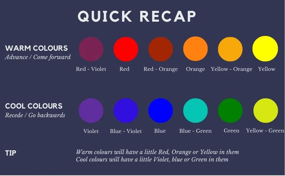 quick recap warm cool quick recap warm cool