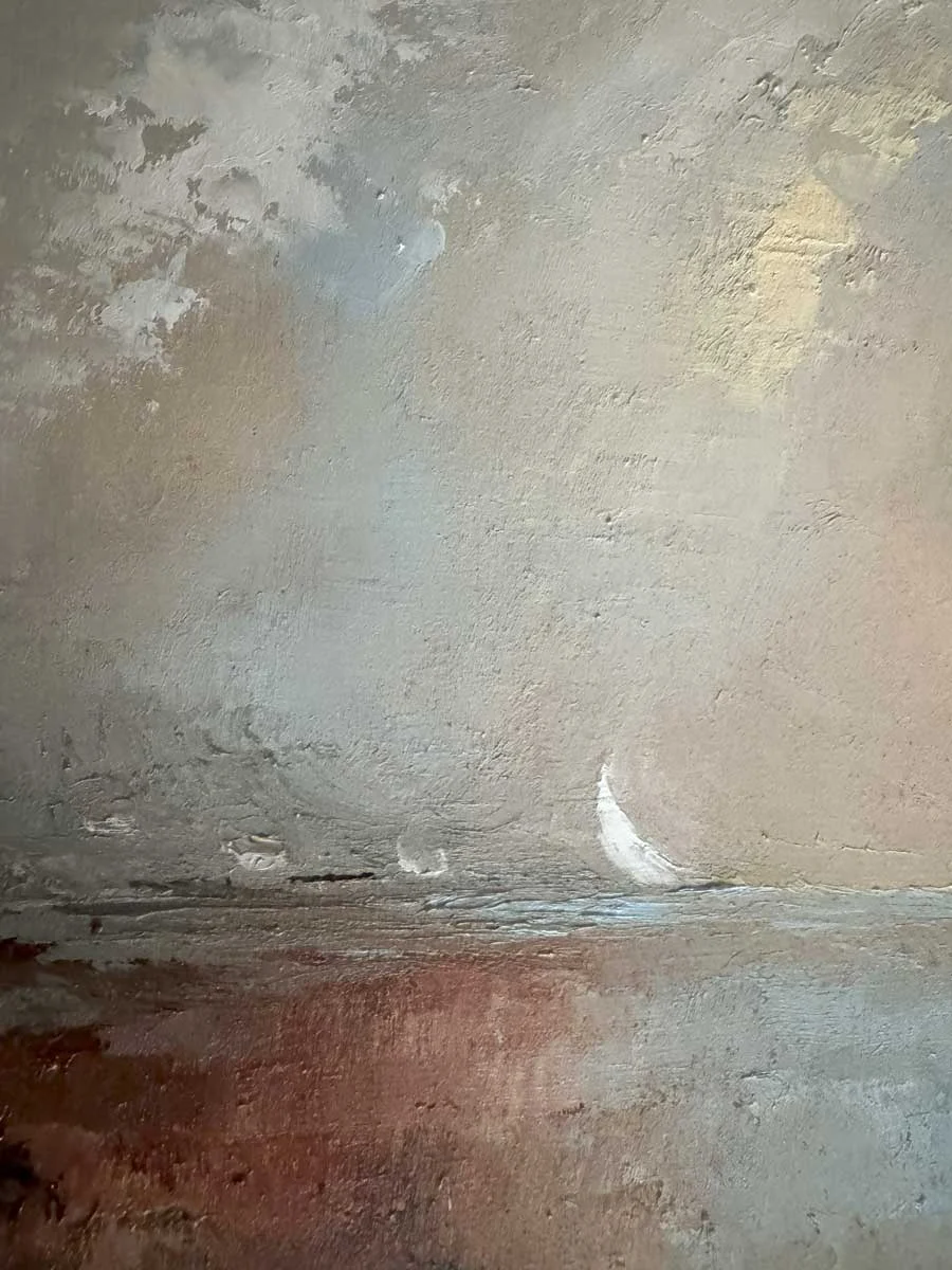Along The Wild Atlantic Shores - original affordable oil painting. Painting by Emily McCormack