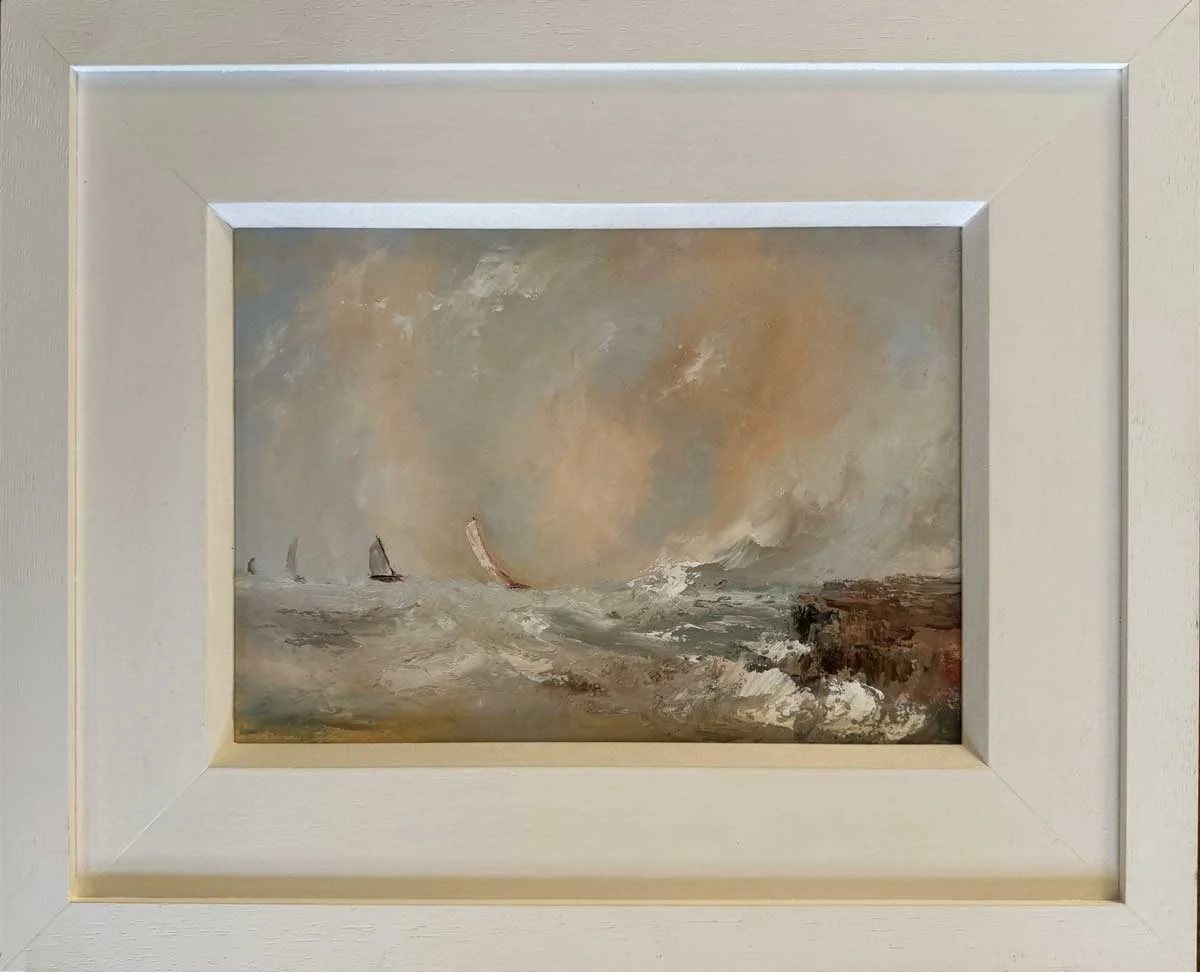 Just Off The Irish Coast - Original Oil Painting by Emily McCormack
