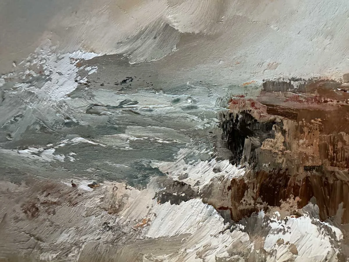Just Off The Irish Coast - Original Oil Painting by Emily McCormack