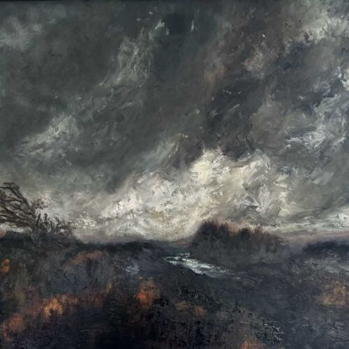 Irish Art - The Wind Swept In Over The Irish Landscape oil painting