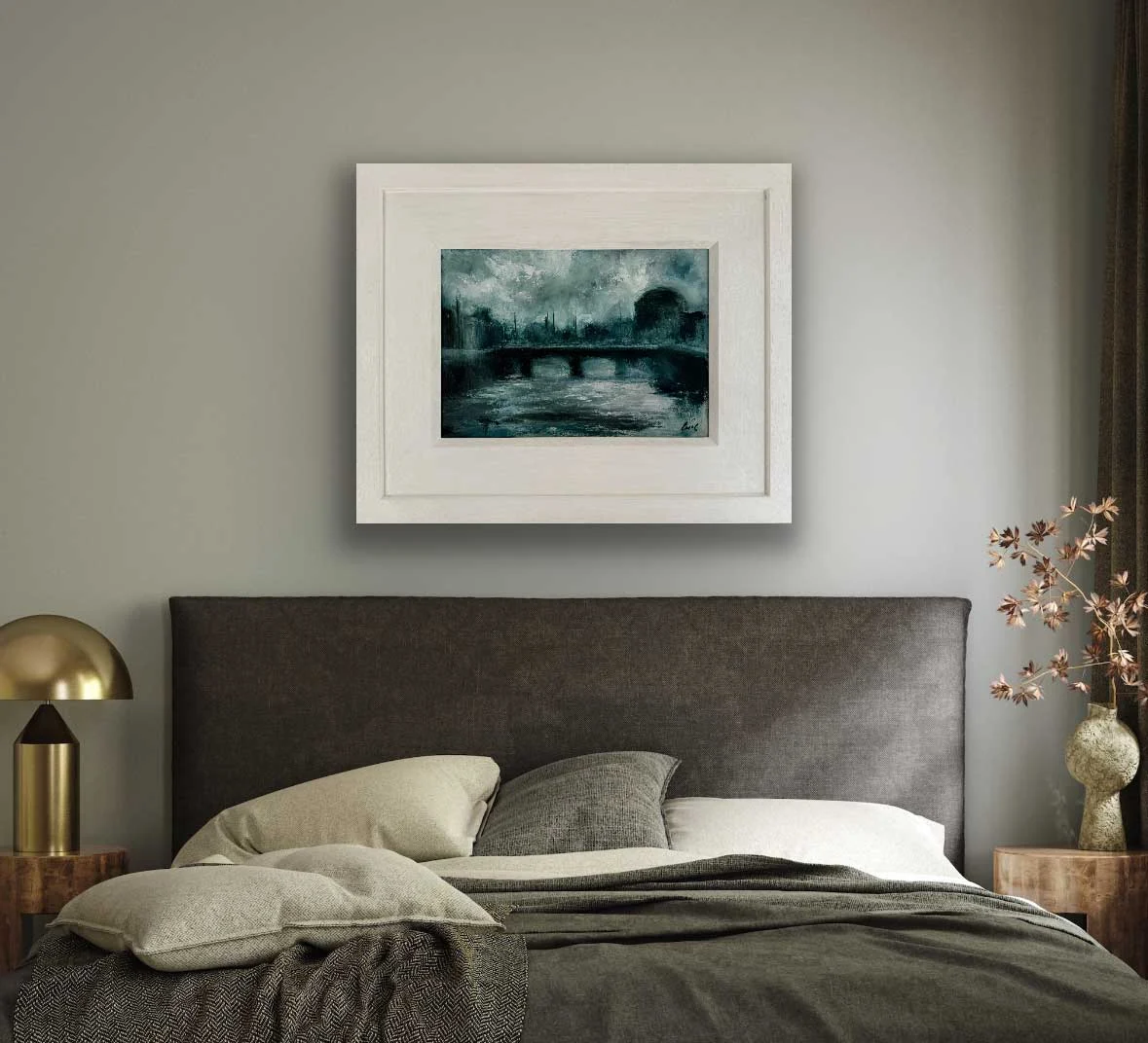 Dublin Ireland Twilight - Oil painting Emily McCormack