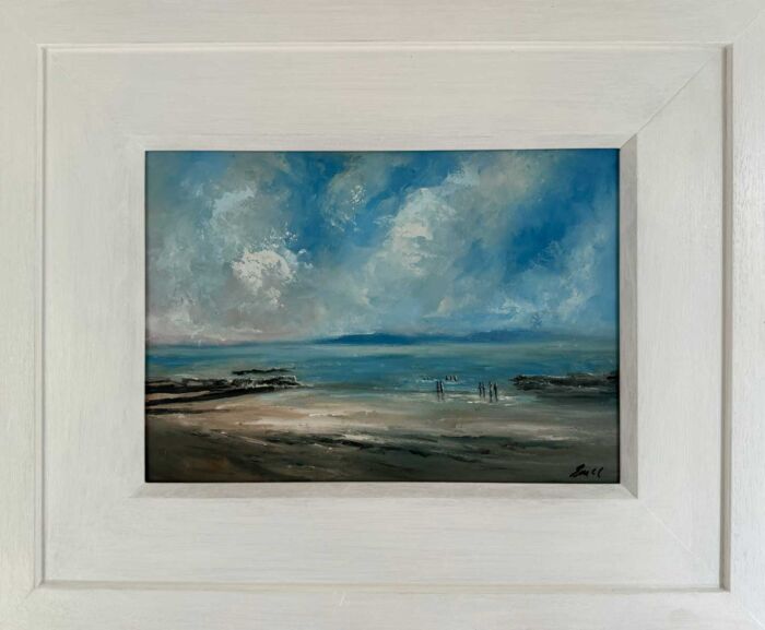 Salthill Galway Wild Atlantic Way - Original seascape oil painting