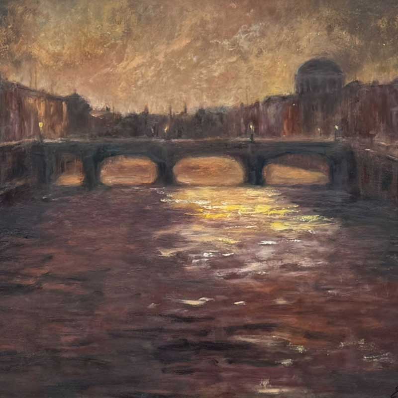 Dublin Irish oil paintings for sale