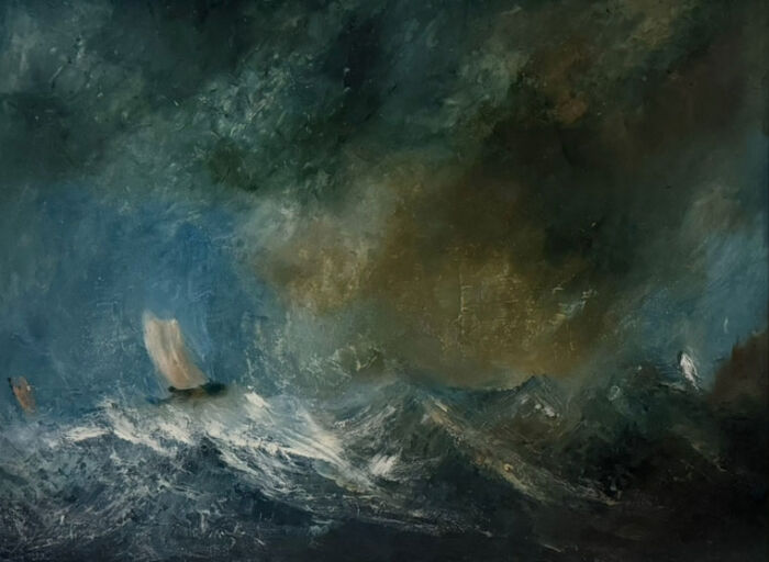 Wild Atlantic Way - Storm Chaser. Irish painting