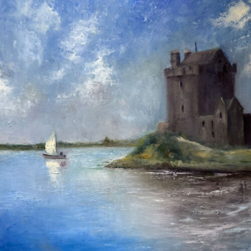 Dunguaire Castle Kinvara, Galway. - original oil painting