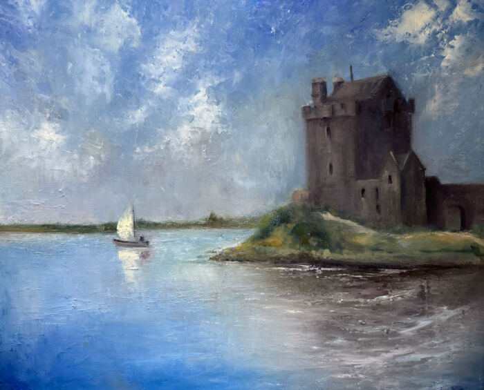 Dunguaire Castle Kinvara, Galway. - original oil painting