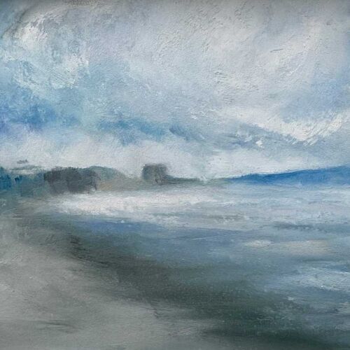 A Soft Day North Dublin - Original Seascape Painting - Affordable Art