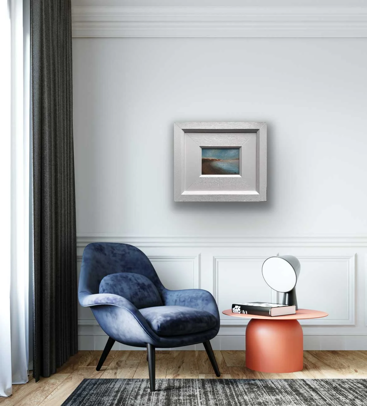 Summers Day in North Co. Dublin - Seascape Painting - Painting by Irish artist Emily McCormack
