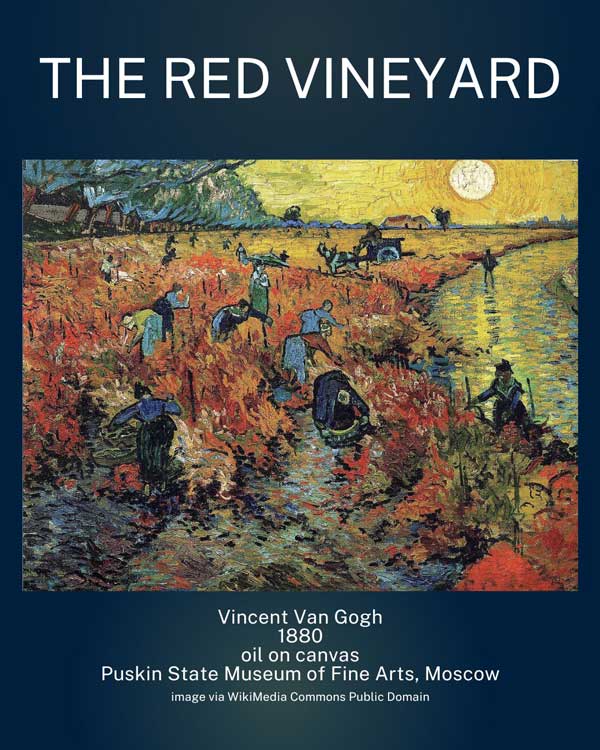 The Red Vineyard – Vincent Van Gogh