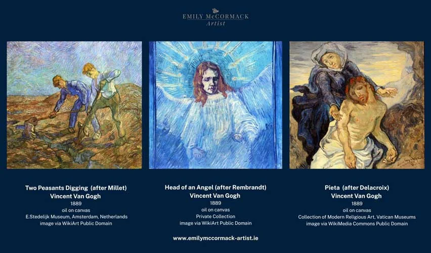 Van Gogh paintings after other artists