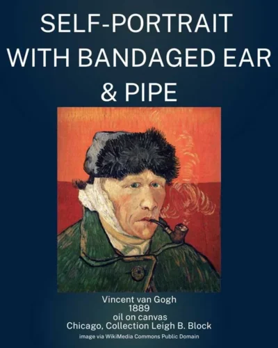 Van Gogh - self portrait with bandaged ear and pipe
