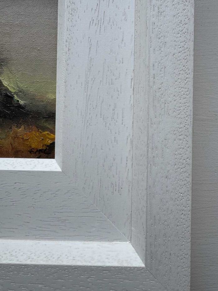 Minor imperfection in complimentary frame to be aware of