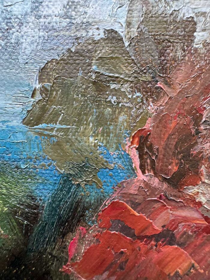 The Great Red Hawthorn - Tara's Fallen Sentinel - Original Landscape Oil Painting