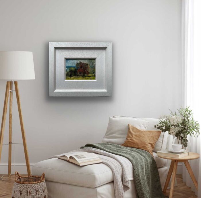 The Great Red Hawthorn - Tara's Fallen Sentinel - Original Landscape Oil Painting