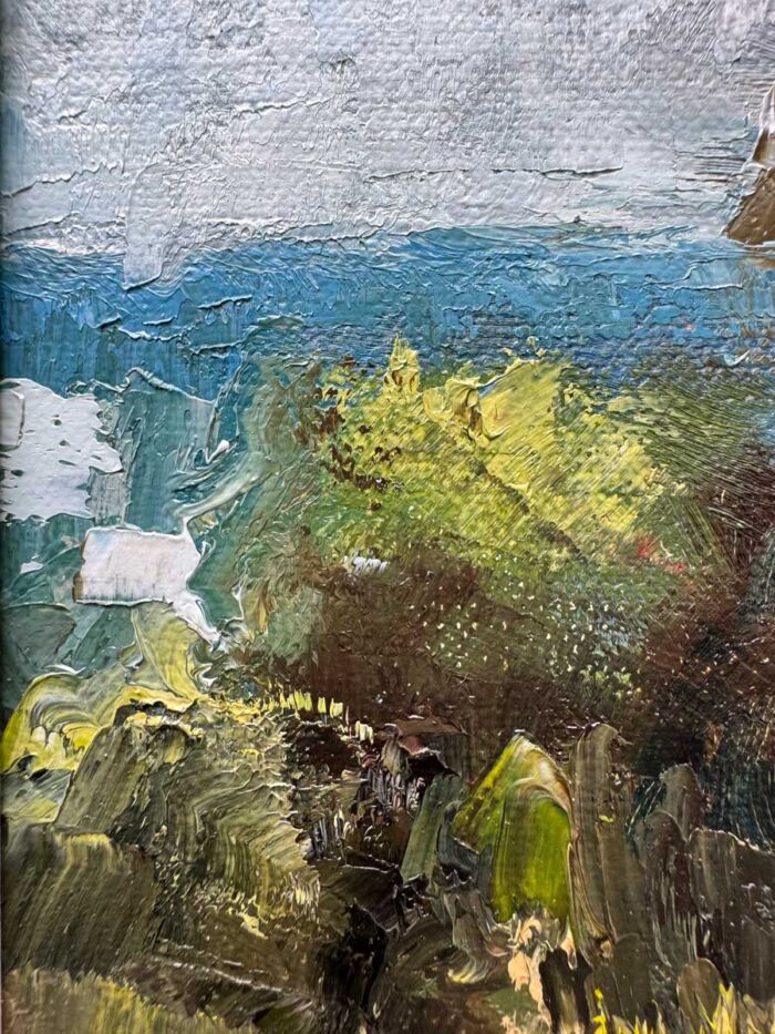 The Great Red Hawthorn - Tara's Fallen Sentinel - Original Landscape Oil Painting