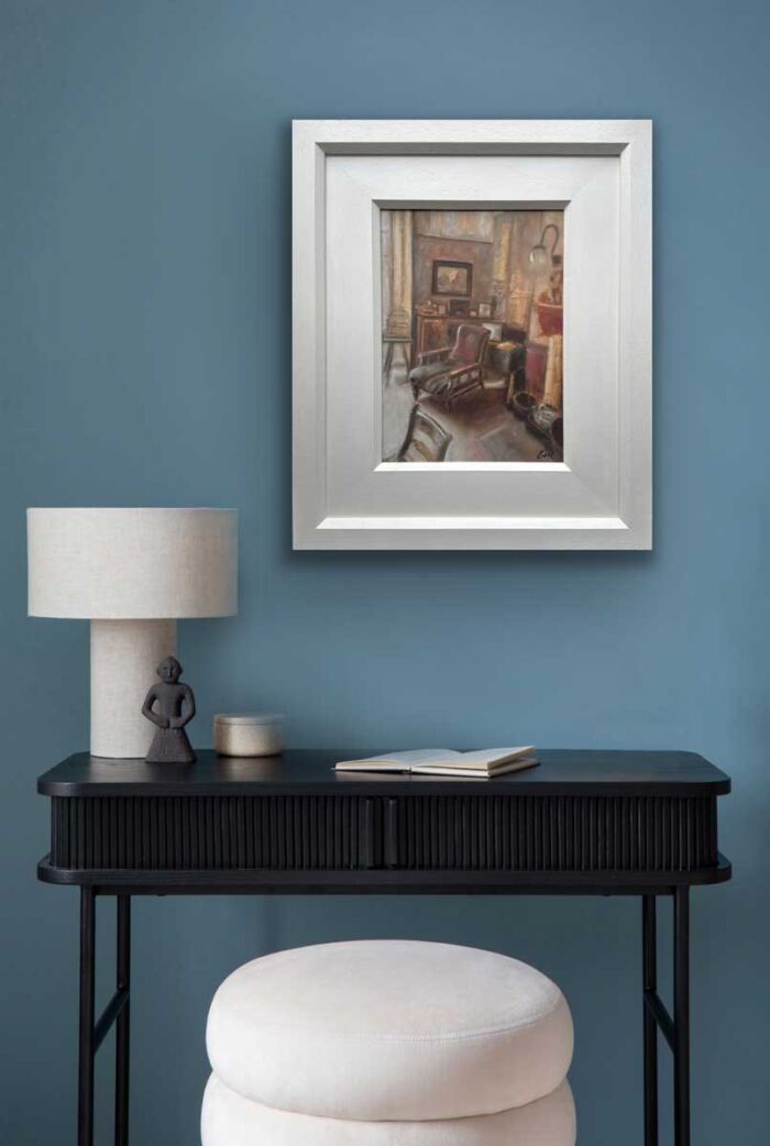 In the diminishing light - original still life oil painting