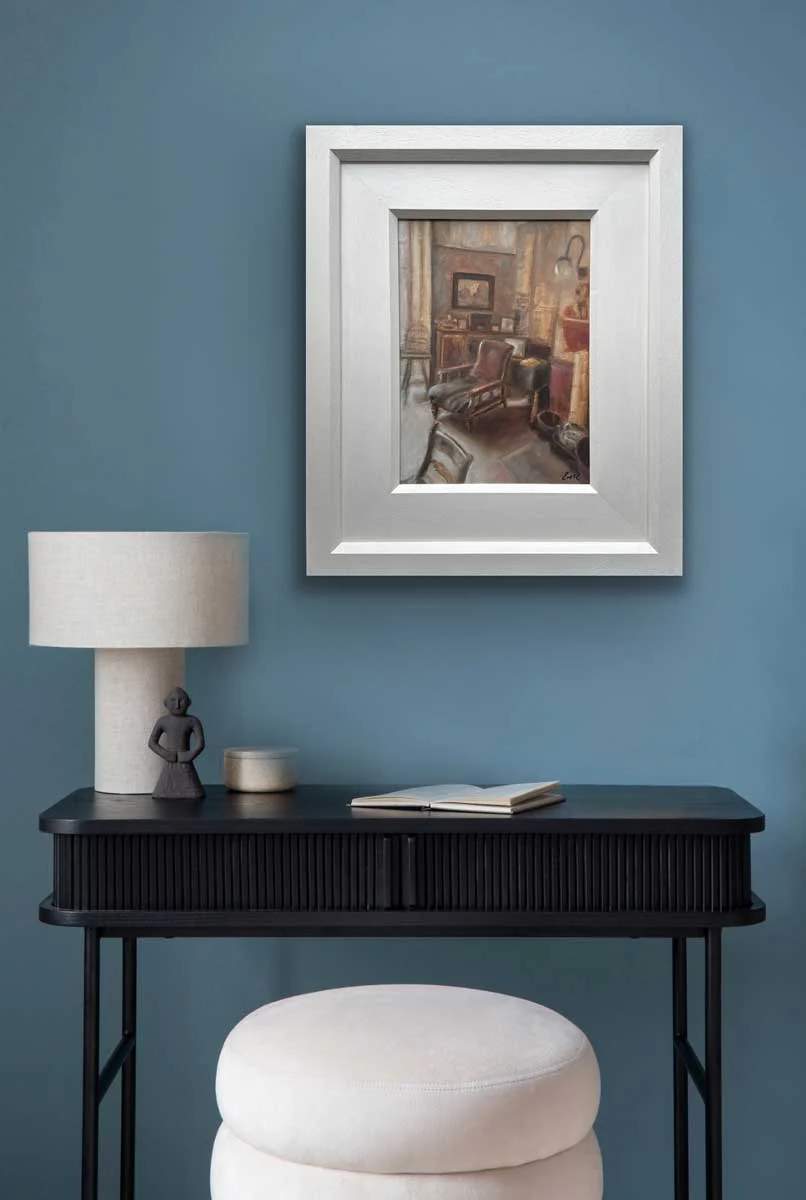 In the diminishing light - original still life oil painting - Painting by Irish artist Emily McCormack