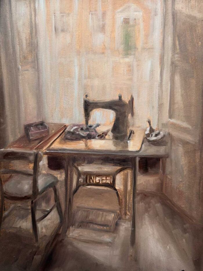 In the Quiet hours - Original still life oil painting