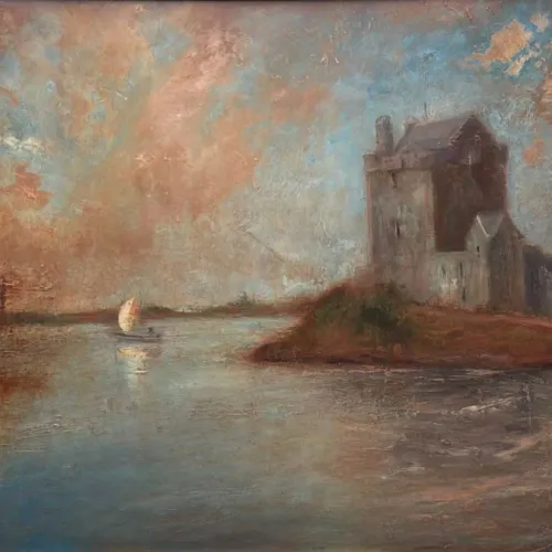 Where the Poets Dreamed - Dunguaire Castle - Irish Painting