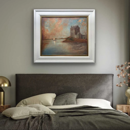 Where the Poets Dreamed - Dunguaire Castle - Oil Painting In Bedroom