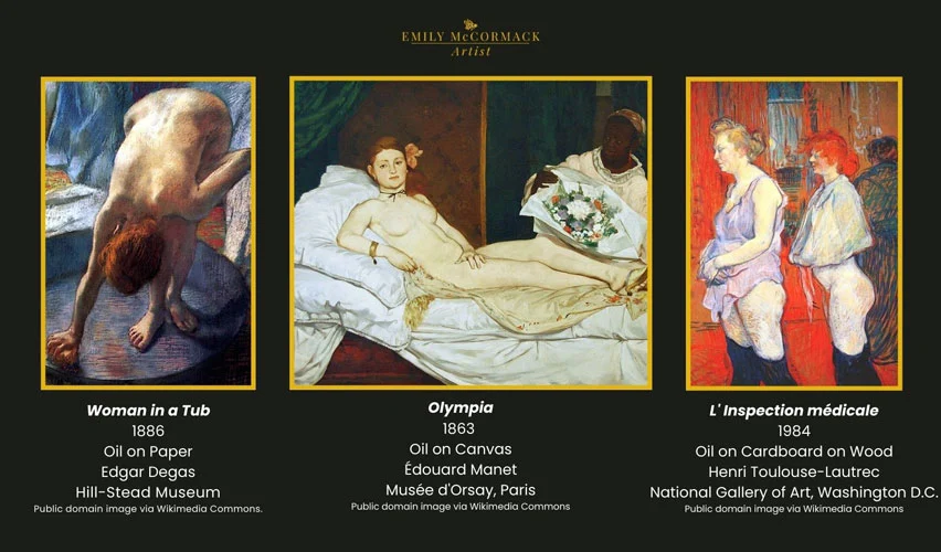 Paintings by Degas, Manet, Toulouse-Lautrec
