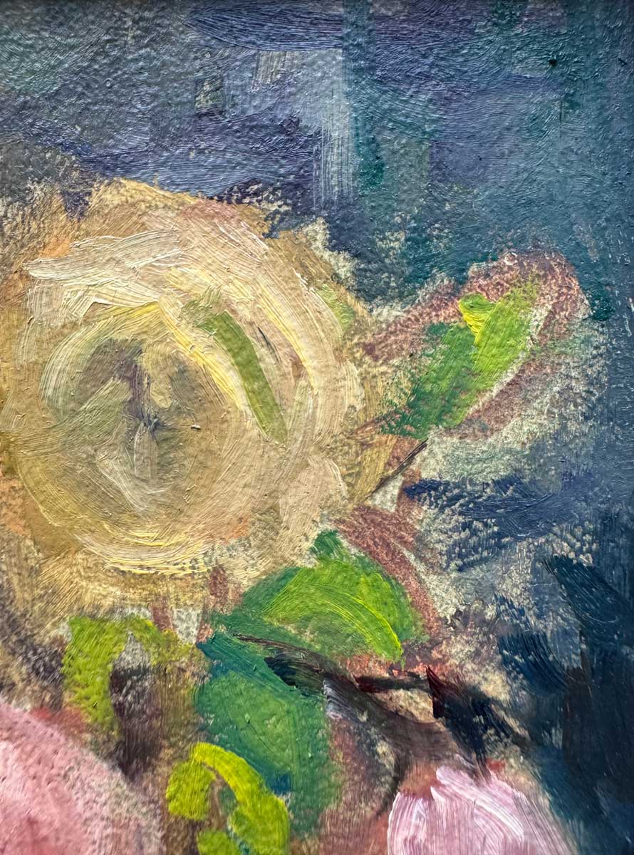A Quiet Arrangement - original floral oil painting - Emily McCormack