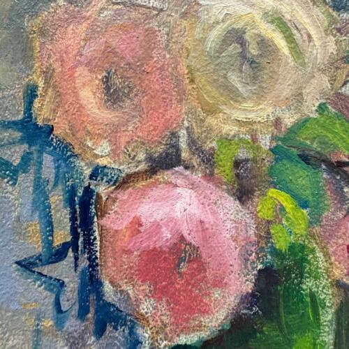 A Quiet Arrangement - original floral oil painting - Emily McCormack