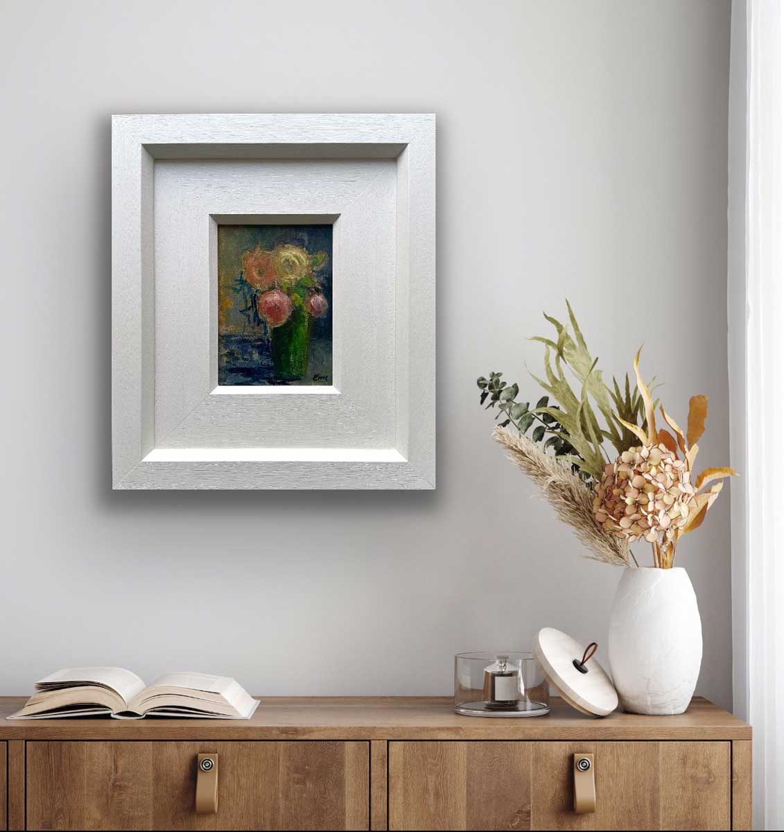 A Quiet Arrangement - original floral oil painting - Emily McCormack