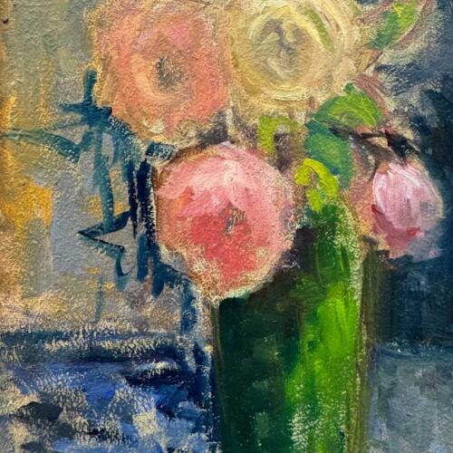A Quiet Arrangement - original floral oil painting - Emily McCormack