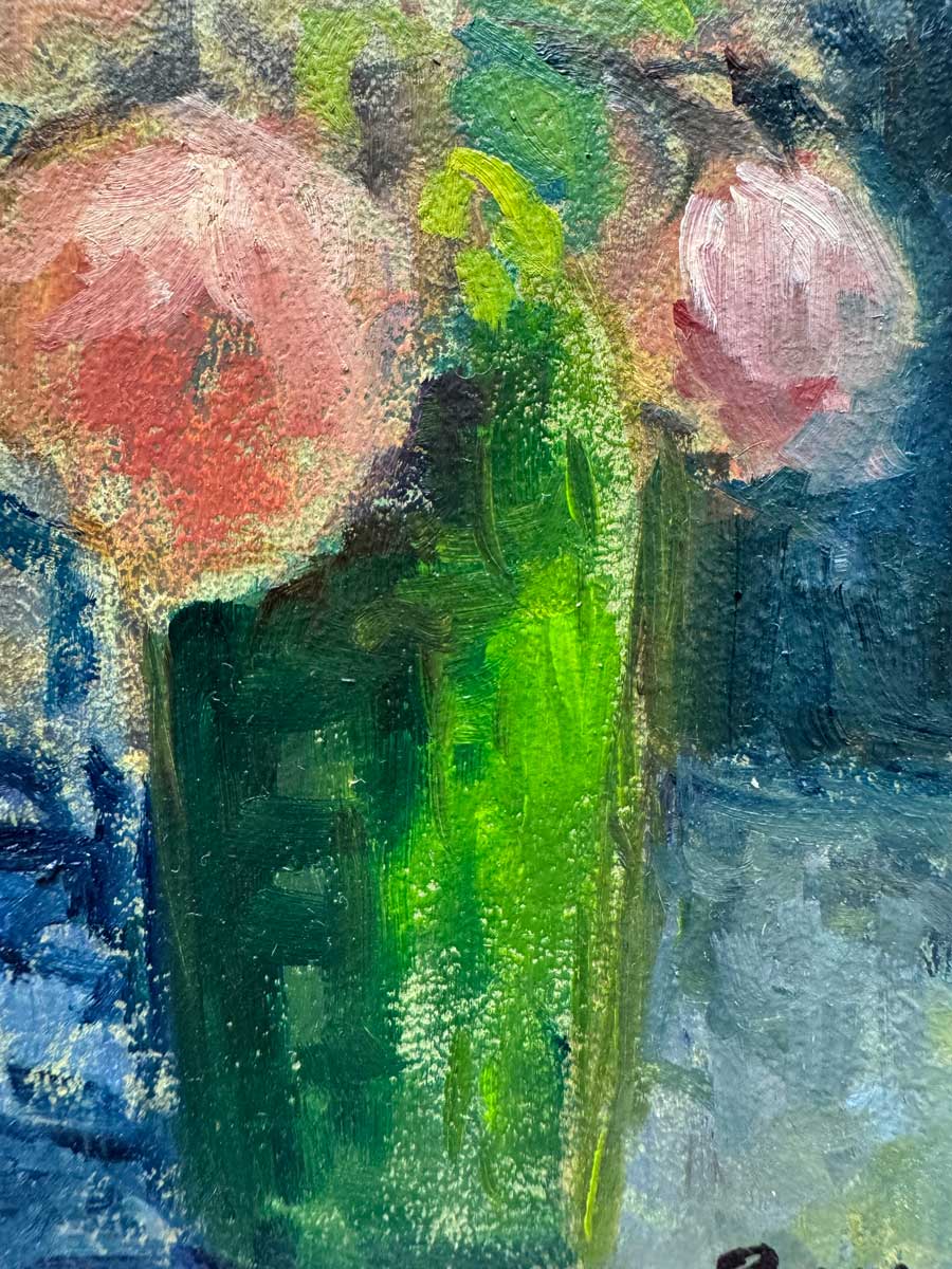 A Quiet Arrangement - original floral oil painting - Emily McCormack