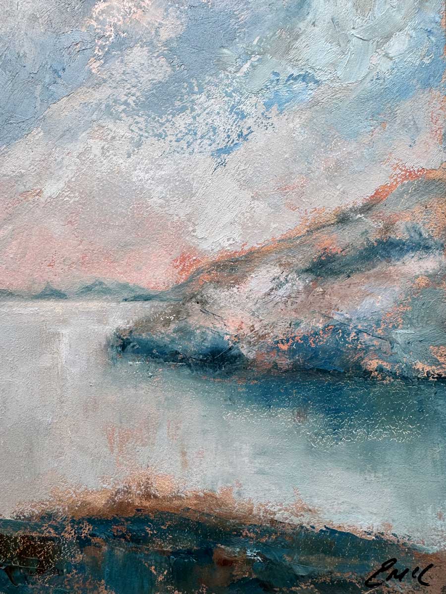 Atlantic Light, Killary Harbour - original oil painting Emily McCormack