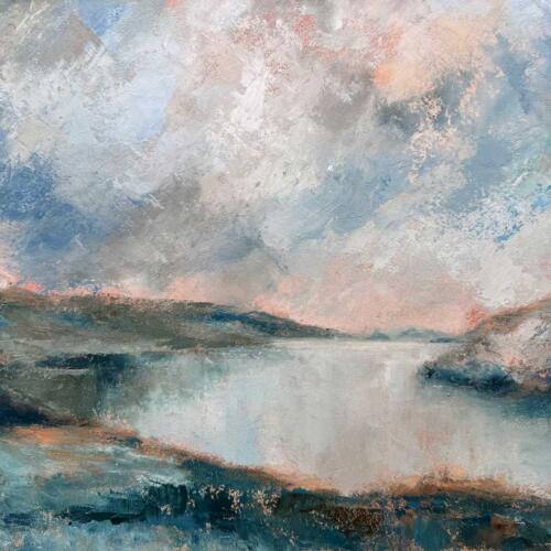 Atlantic Light, Killary Harbour - original oil painting Emily McCormack