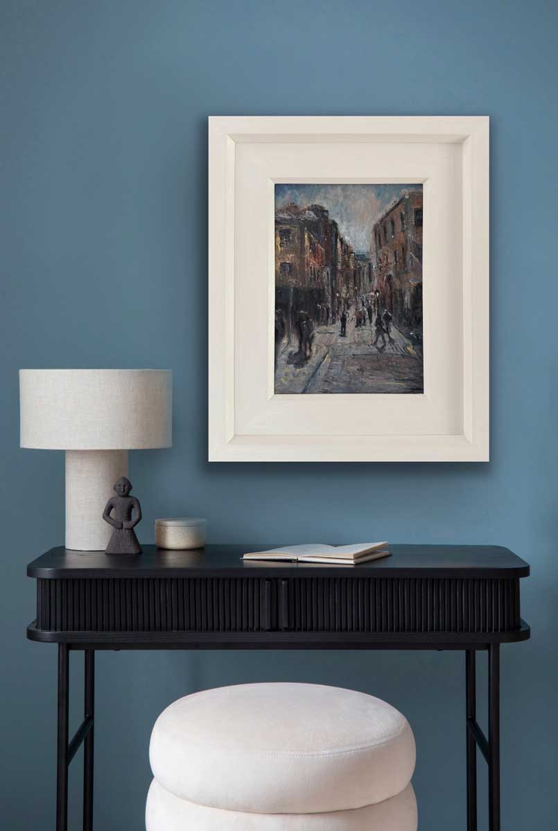Crossing the Quarter Dublin Emily McCormack artist - original oil painting