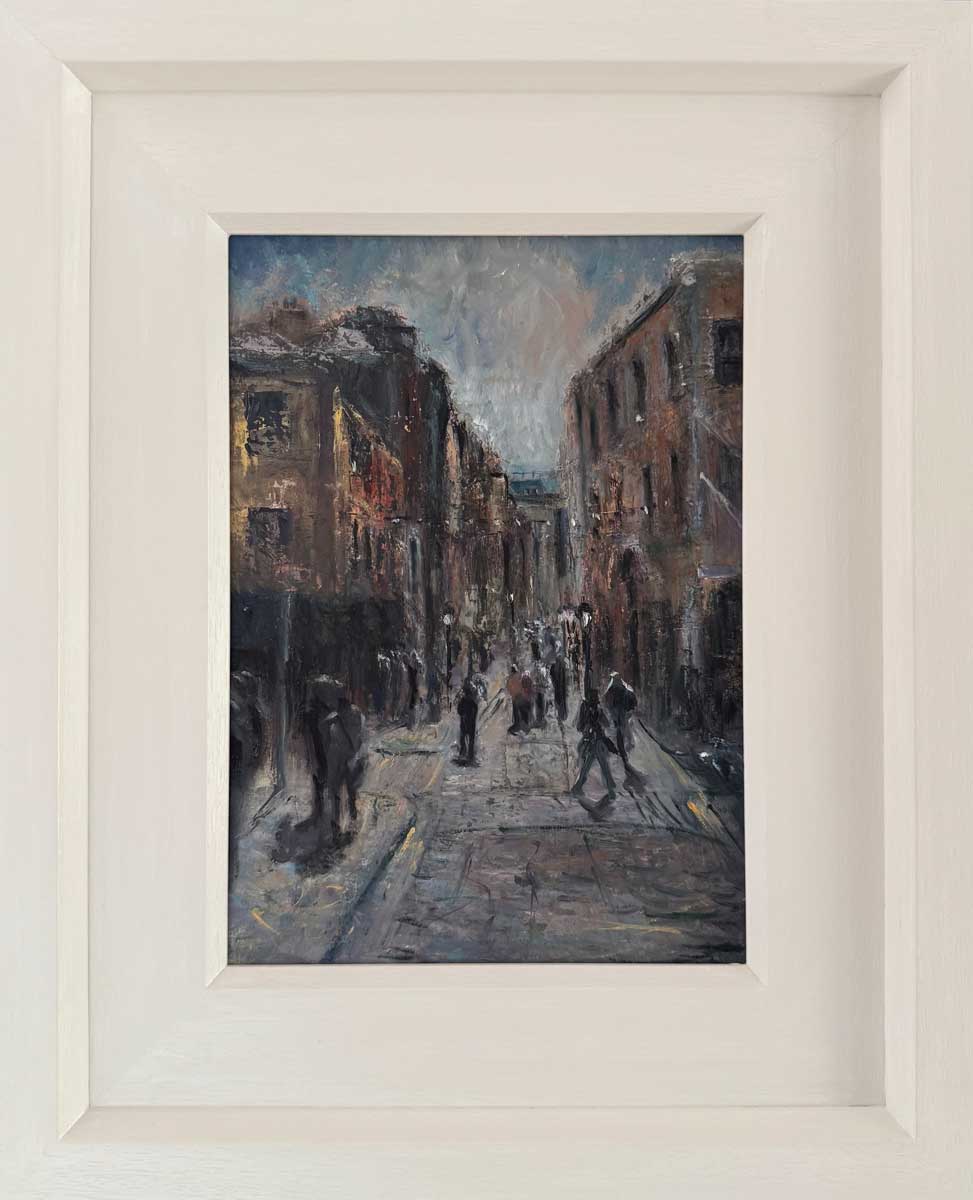 Crossing the Quarter Dublin Emily McCormack artist - original oil painting